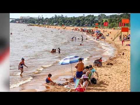 Intensifican los trabajos preventivos en la Playa Pacú Cuá para proteger a los turistas