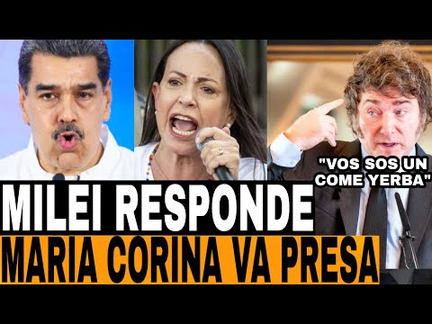 NICOLAS MADURO RETA A NAYIB BUKELE Y JAVIER MILEI A INVADIR VENEZUELA MARIA CORINA PRESENTAN CARGOS