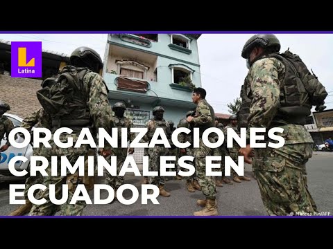 Ocho organizaciones criminales actuán en Ecuador