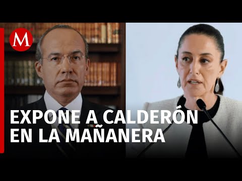 Sheinbaum señala cinismo de Calderón: “van a dictarle sentencia a su secretario de Seguridad”