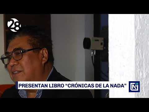 Presenta Francisco Zúñiga su libro Crónicas de la nada