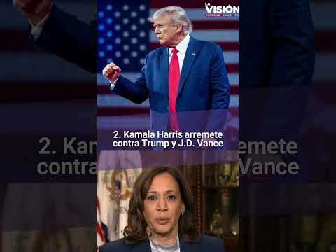 ¡Fuerte y claro! Kamala Harris arremete contra Trump y su llamado de “unidad”