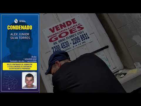 Policía de Montevideo detuvo a un hombre mientras vendía droga en la calle