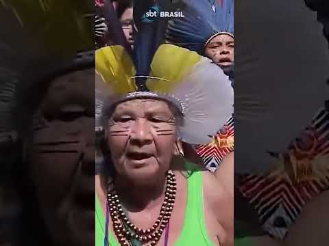 Ato em Brasília mobiliza indígenas contra marco temporal
