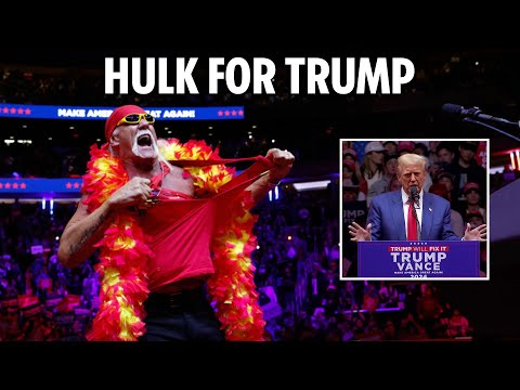 Trumpmaniacs!' screams Hulk Hogan at wildest ever Donald Trump rally in New York