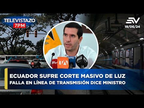 Falla en el sistema eléctrico provoca apagón masivo en Ecuador | Televistazo #ENVIVO