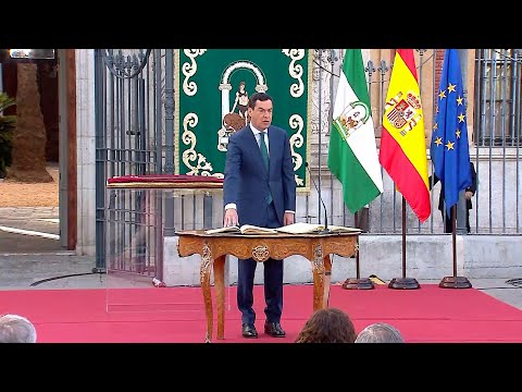 Juanma Moreno toma posesión como presidente de la Junta de Andalucía