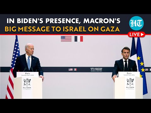 LIVE | Macron, Biden's Joint Presser On Ukraine, Israel, Gaza War And Iran's Nuclear 'Threats'
