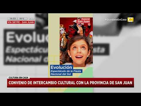 Cultura en casa suma contenido a la provincia de San Juan en Hoy Nos Toca