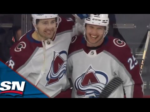 Avalanches Logan OConnor Completes First Career Hat Trick On Generous Assist From Nathan MacKinnon