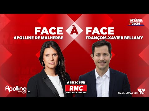 DIRECT - L'intégrale de l'interview de François-Xavier Bellamy, tête de liste LR aux élections ...