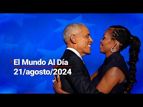 #ElMundoAlDía 21/ago/2024 | Barack y Michelle Obama destacan el papel de las minorías en elecciones