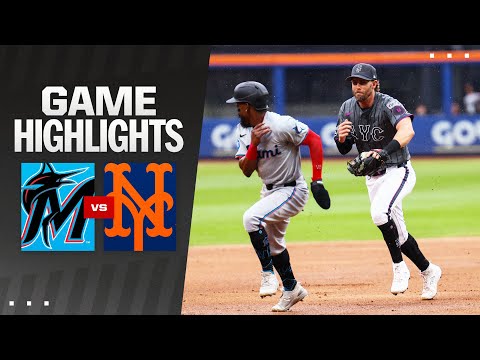 Marlins vs. Mets Game Highlights (8/17/24) | MLB Highlights