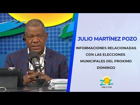 Julio Martinez Pozo: Informaciones relacionadas con las elecciones municipales del próximo domingo
