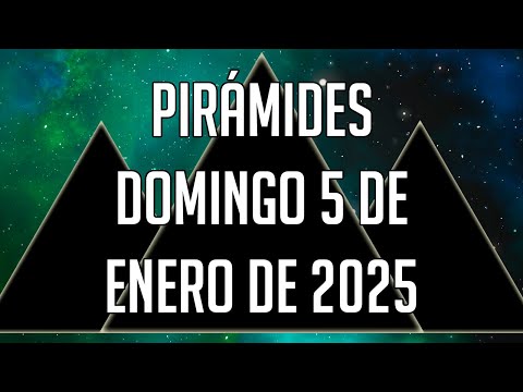 ? Pirámides para mañana Domingo 5 de Enero de 2025 - Lotería de Panamá