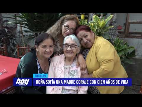 Doña Sofía una madre coraje con cien años de vida