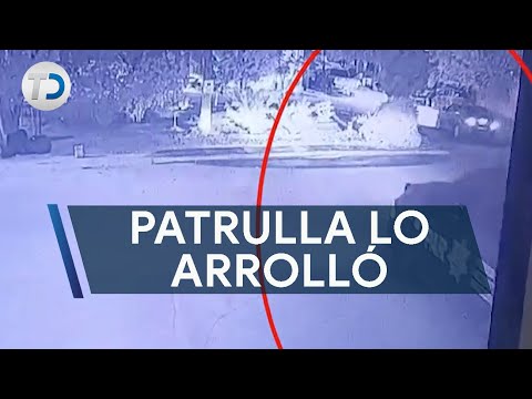 Patrulla arrolló a un guardia; vecinos se alarmaron