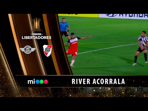 River acorrala a Libertad con Aliendro, Herrera y Solari - Libertadores 2024