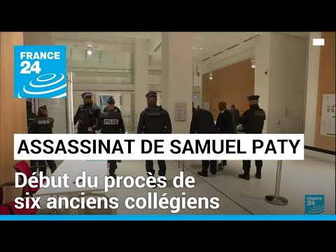 France : début du procès de six anciens collégiens accusés d'être liés au meurtre de Samuel Paty