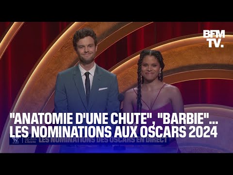 Anatomie d'une chute, Barbie, Oppenheimer... Découvrez les nominations aux Oscars 2024