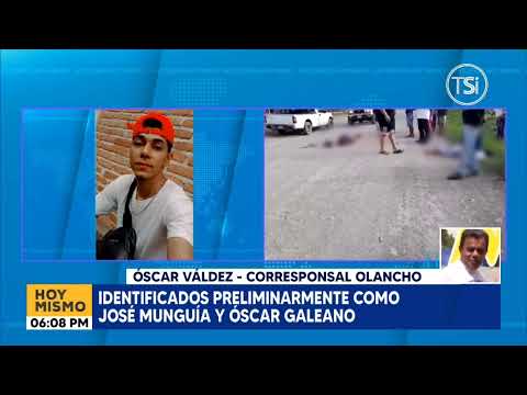 Se reporta el fallecimiento de de dos personas en Catacamas, Olancho