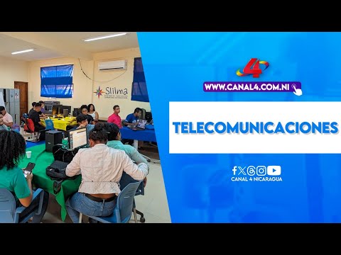 Gobierno Sandinista desarrolla proyectos para mejorar las telecomunicaciones en el Caribe Norte