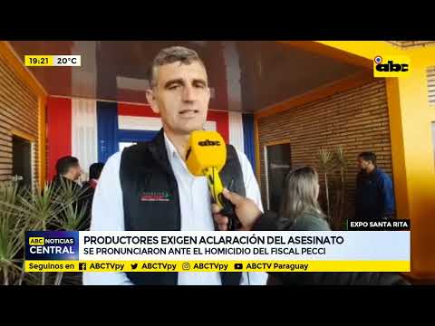 Productores del Alto Paraná piden que se aclare muerte de Pecci