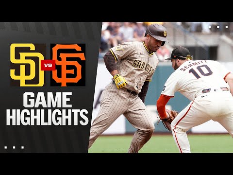 Padres vs. Giants Game Highlights (8/13/25) | MLB Highlights
