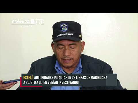 Autoridades incautaron 28 libras de marihuana a sujeto en Estelí - Nicaragua
