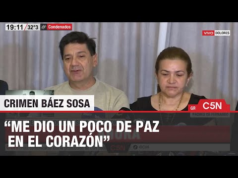 HABLARON los PADRES de FERNANDO BÁEZ SOSA tras el VEREDICTO