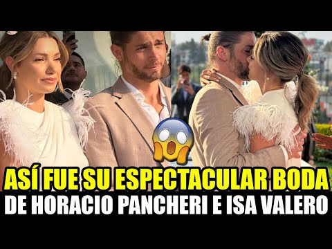 Horacio Pancheri e Isa Valero celebran su boda por el civil