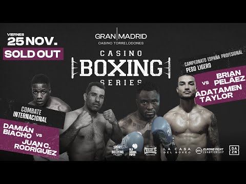 Brian Peláez vs Adatamen Taylor | Campeonato de España de peso ligero | Velada de boxeo en directo