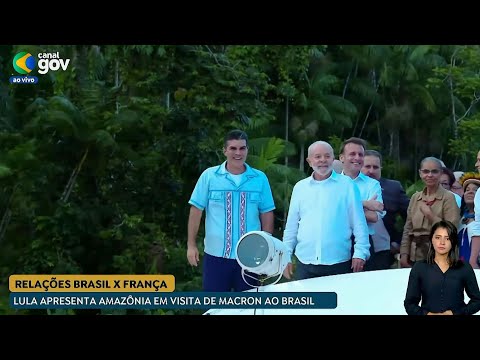 Brazil: Emmanuel Macron and Lula approach island of Combu | AFP