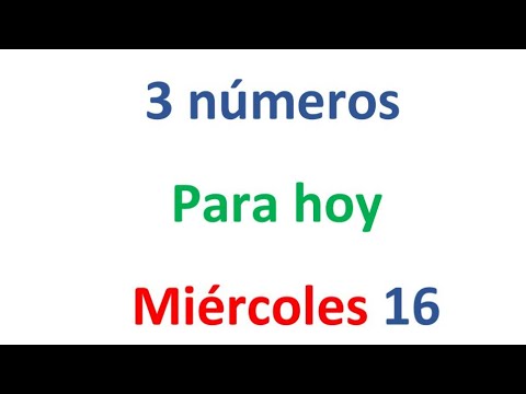 3 números para el Miércoles 16 de Octubre, El campeón de los números