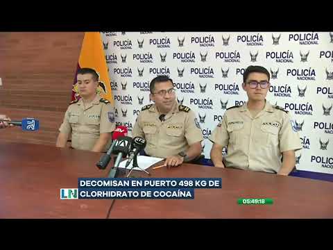 Decomisan importante cargamento de droga en Guayaquil