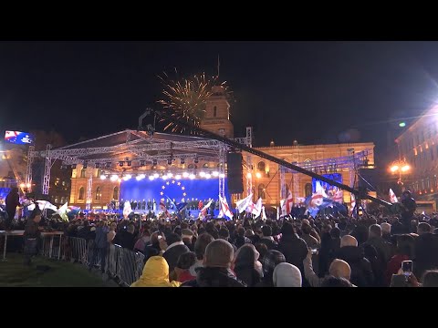 Thousands celebrate EU candidate status in Tbilisi