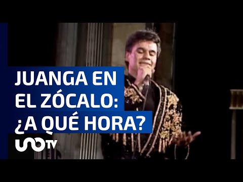 Juan Gabriel en Zócalo CDMX: ¿A qué hora puedes ver el  concierto  Mis 40 en Bellas Artes?)