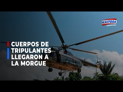 Amazonas: Cuerpos de tripulantes de helicóptero caído llegaron a la morgue de Bagua Grande
