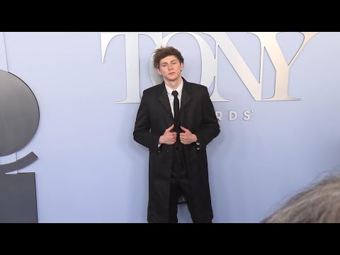 Brody Grant, Joshua Boone, Skylar Astin pose on Tony Awards carpet