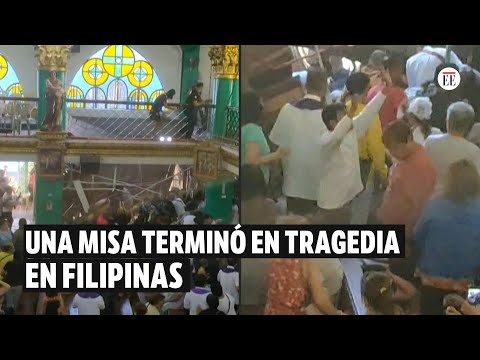 Un muerto y varios heridos en Filipinas por el colapso de un balcón en una misa | El Espectador
