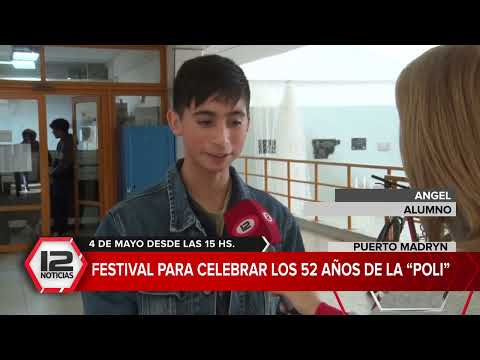 MADRYN | La Escuela Politécnica invita al Festival organizado para celebrar sus 52 años