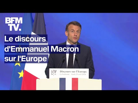 Faire de l'Europe un leader mondial: le discours d'Emmanuel Macron à la Sorbonne