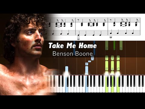 Benson Boone - Take Me Home - Accurate Piano Tutorial with Sheet Music