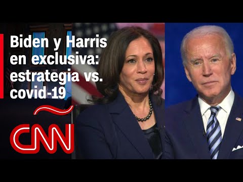 Exclusiva: Biden y Harris hablan sobre su plan para contener el covid-19