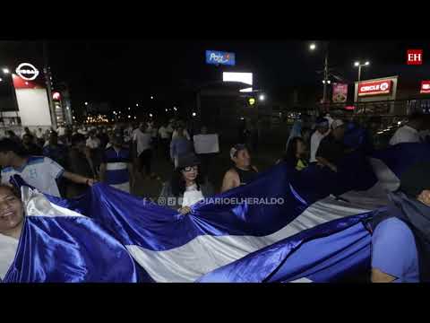 Así avanza marcha de las antorchas que exige renuncia de Xiomara Castro