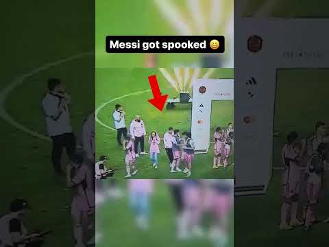 Messi también se asusta: su reacción a los fuegos artificiales  #Shorts | ESPN Deportes (vía @mls)
