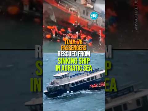 Italy: Ship With 70 Passengers Starts Sinking At Sea. Watch What Happened Next