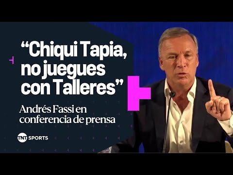 Andrés Fassi, presidente de Talleres: Chiqui Tapia, no juegues con Talleres