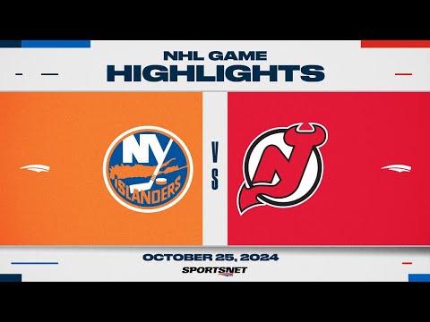 NHL Highlights | Islanders vs. Devils - October 25, 2024