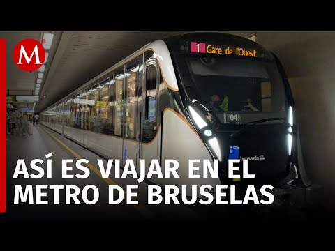 Movilidad en Bruselas: así es la experiencia de viajar en el metro